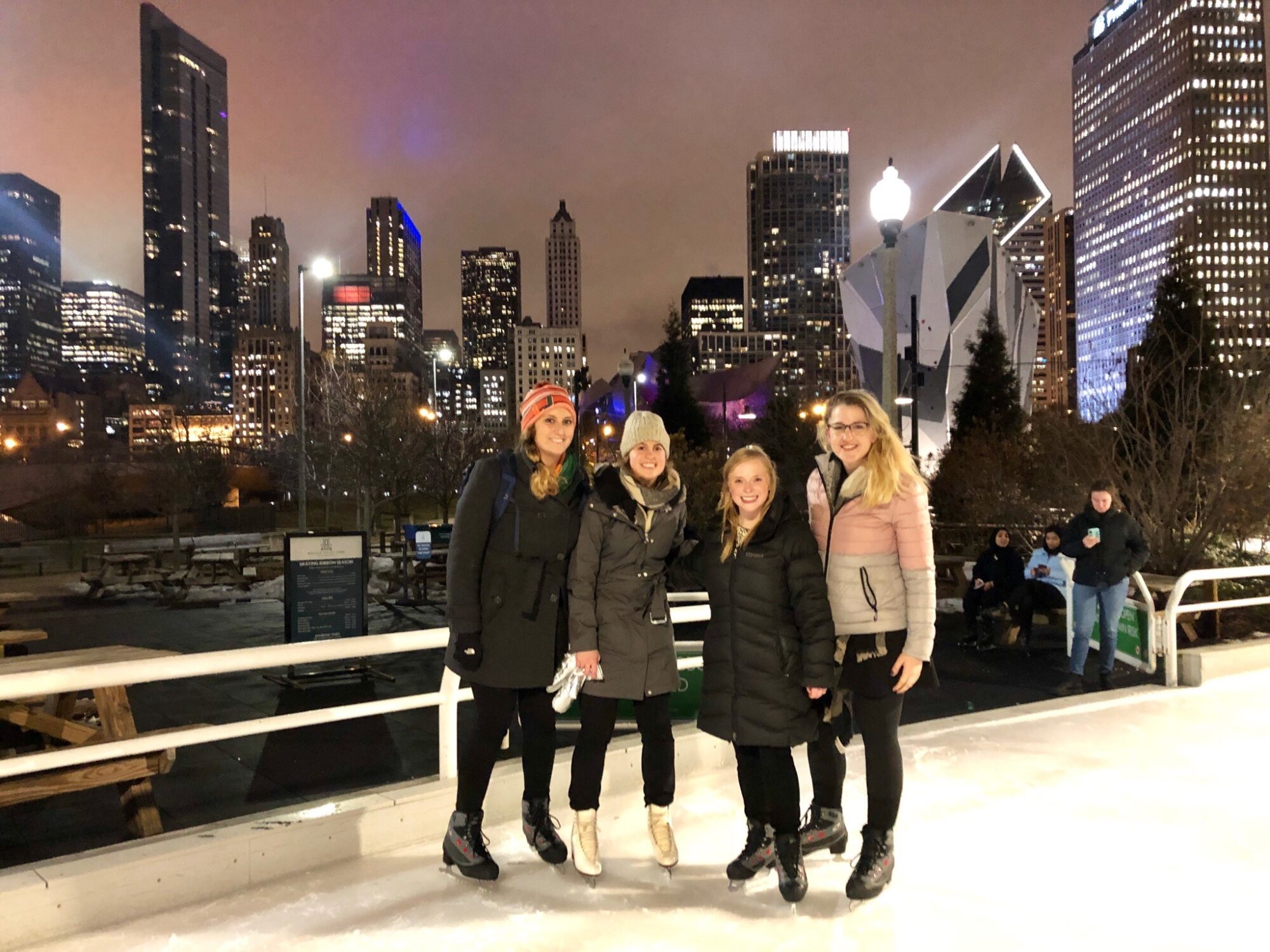 Alum and Events Comm Ice Skating 2019