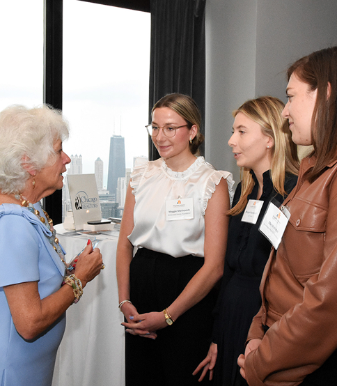 goldie b wolfe miller with goldie scholars 2024 impact summit